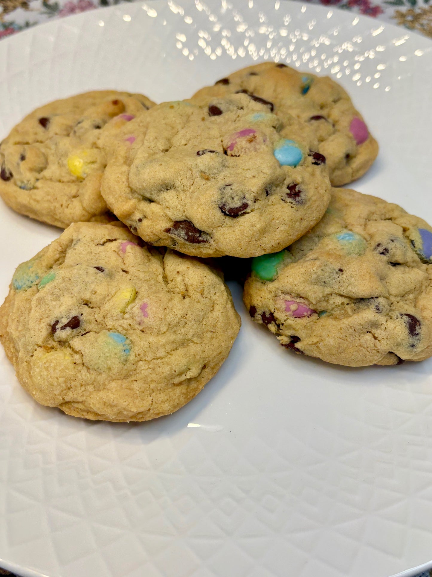 m & m cookies