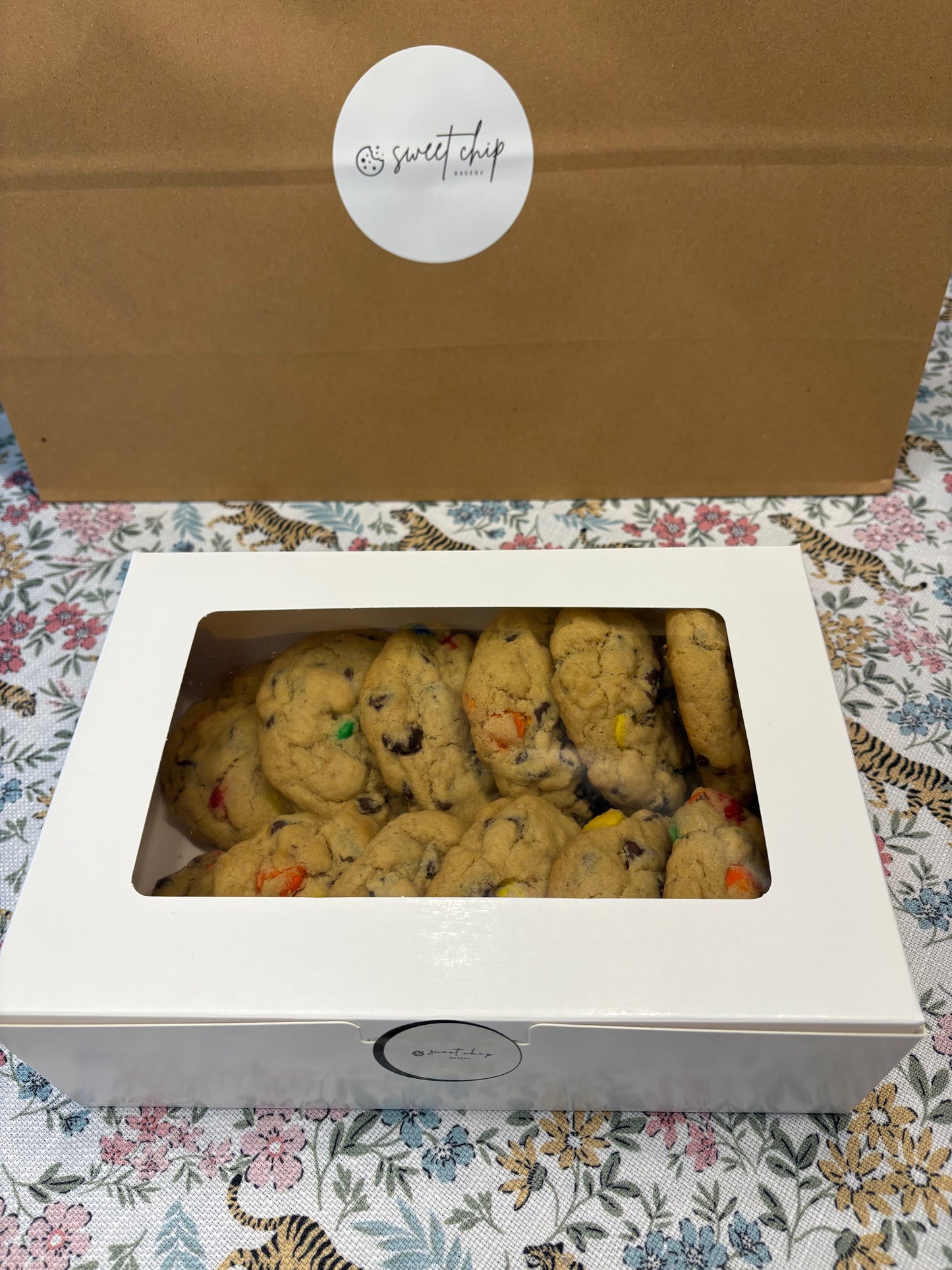 m & m cookies