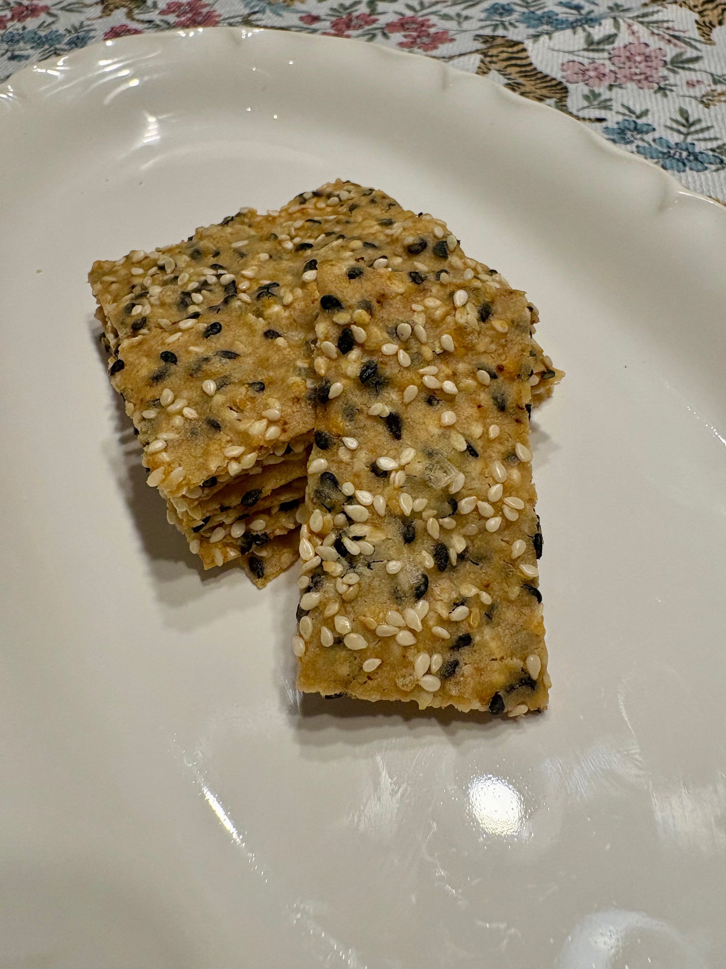sesame crackers